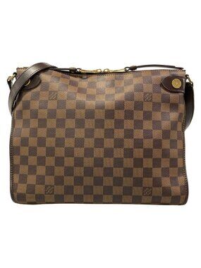 Louis Vuitton Shoulder Bag Damier Duomo Ebene
